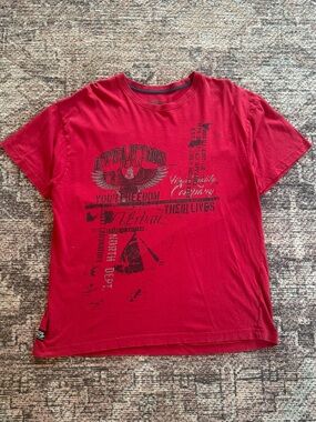 Red Graphic Tee
